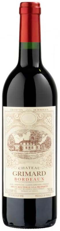 Chateau Grimard 2019 Front Bottle Shot