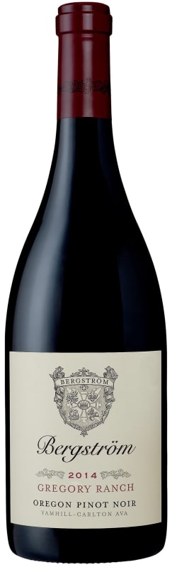 Bergstrom Gregory Ranch Pinot Noir 2014 Front Bottle Shot