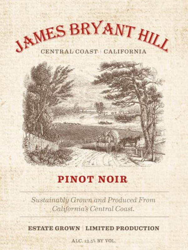James Bryant Hill Pinot Noir 2014 Front Label