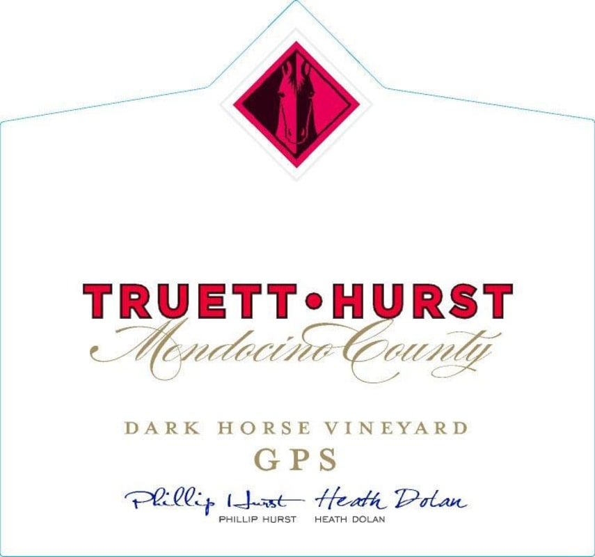 Truett Hurst Dark Horse Vineyard GPS 2013 Front Label