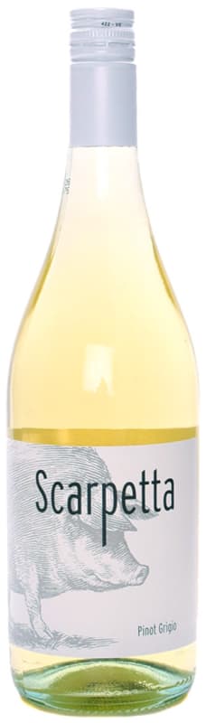 Scarpetta Pinot Grigio 2016 Front Bottle Shot