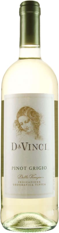 Da Vinci Pinot Grigio 2019 Front Bottle Shot