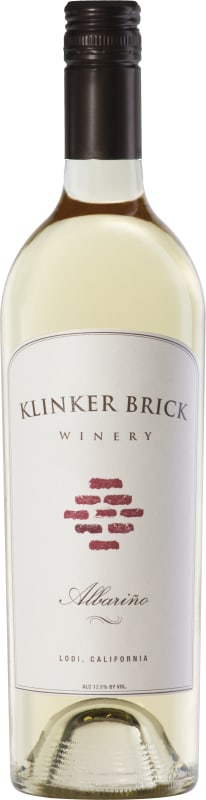 Klinker Brick Albarino 2020 Front Bottle Shot