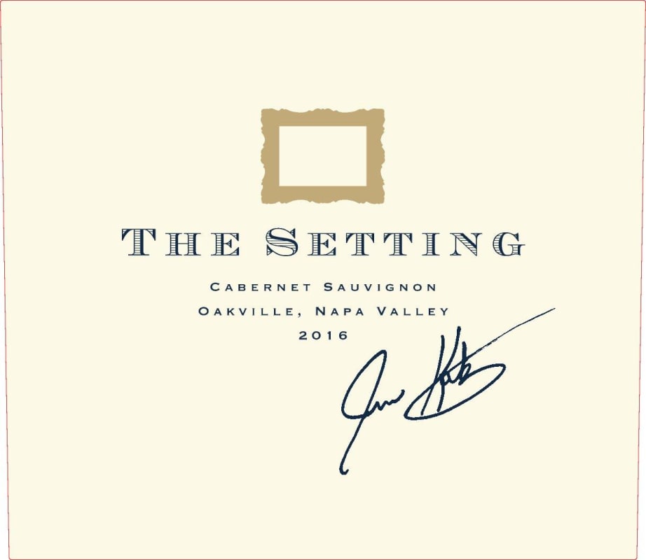 The Setting Oakville Cabernet Sauvignon 2016 Front Label