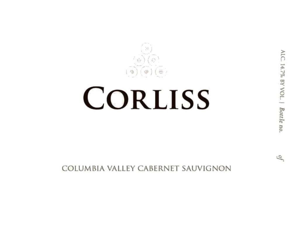 Corliss Cabernet Sauvignon 2004 Front Label