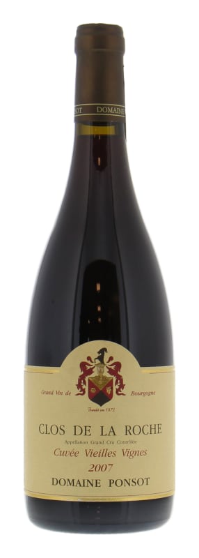 Domaine Ponsot Clos de la Roche Vieilles Vignes 2007 Front Bottle Shot