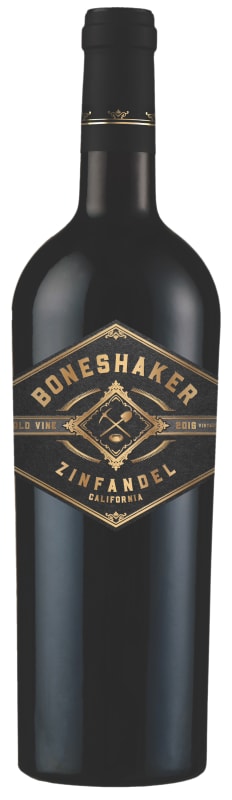 Boneshaker Lodi Zinfandel 2016 Front Bottle Shot