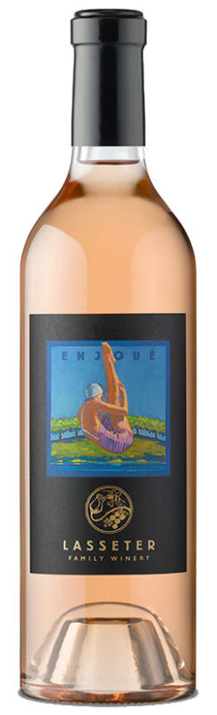 Lasseter Family Winery Enjoue Rose 2021 Front Bottle Shot