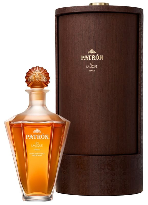 Patron En Lalique Serie 2 Tequila Front Bottle Shot