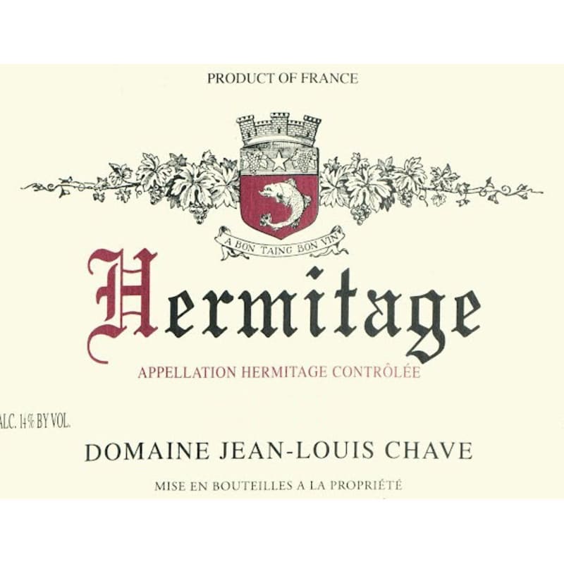 Jean-Louis Chave Hermitage (1.5 Liter Magnum) 2001 Front Label