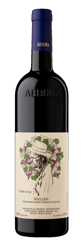 Abbona Dogliani Papa Celso Dolcetto 2022 Front Bottle Shot