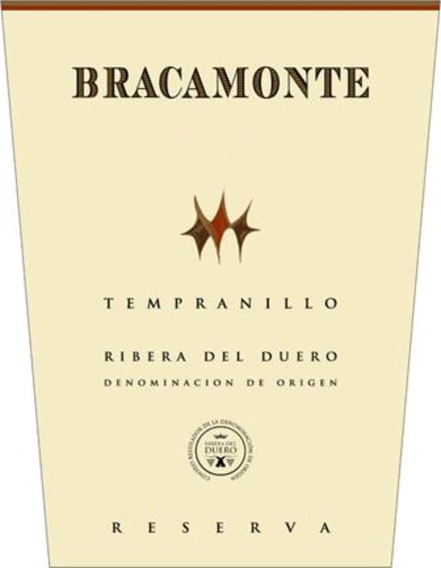 GrupoYllera Bracamonte Reserva Tempranillo 2009 Front Label