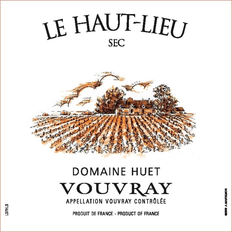 Domaine Huet Le Haut Lieu Sec (375ML half-bottle) 2023 Front Label