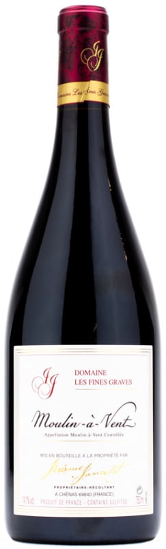 Domaine Les Fines Graves Moulin-a-Vent 2021 Front Bottle Shot