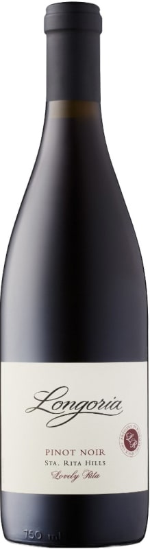Longoria Lovely Rita Pinot Noir 2016 Front Bottle Shot