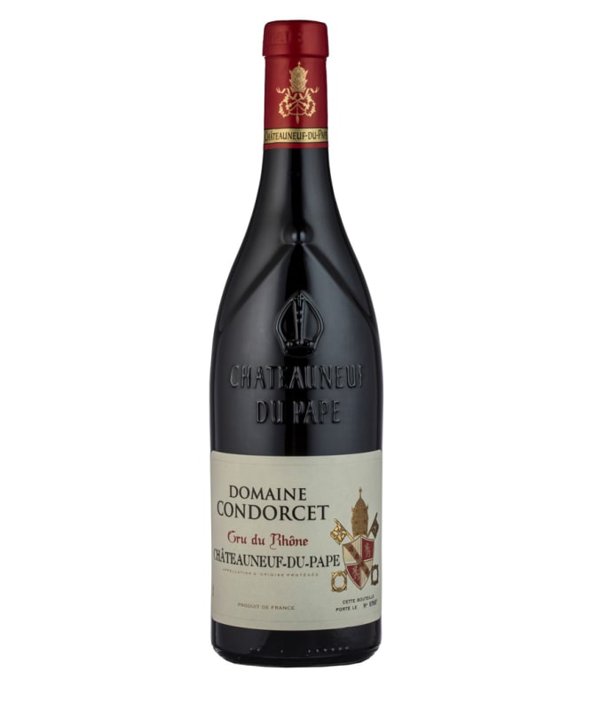 Domaine Condorcet Chateauneuf-du-Pape 2015 Front Bottle Shot
