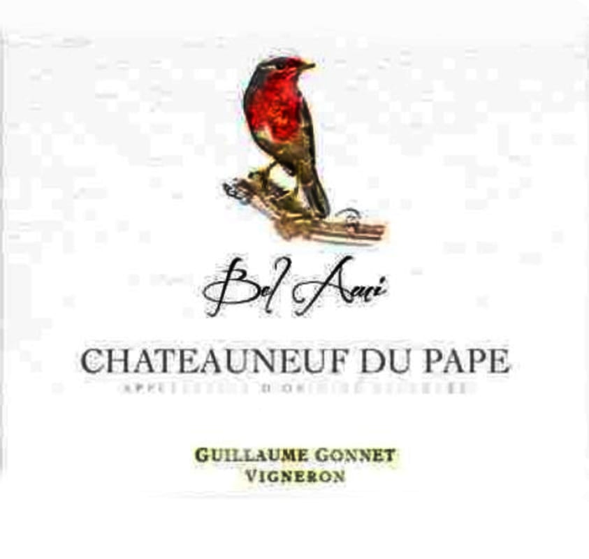 Guillaume Gonnet Chateauneuf-du-Pape Bel Ami 2015 Front Label