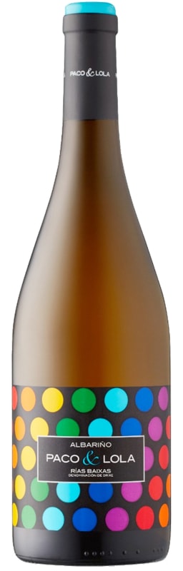 Paco & Lola Celebration Albarino 2022 Front Bottle Shot