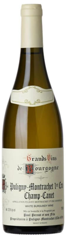 Paul Pernot Puligny-Montrachet Champ Canet Premier Cru 2022 Front Bottle Shot