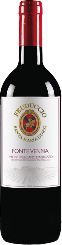 Il Feuduccio Montepulciano d'Abruzzo Fonte Venna 2016 Front Bottle Shot