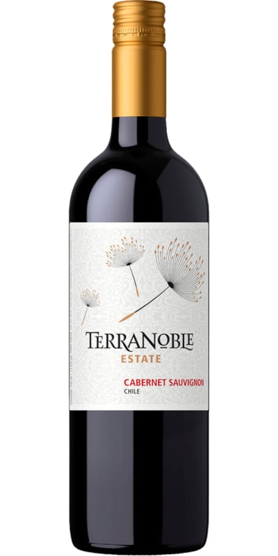 TerraNoble Cabernet Sauvignon 2023 Front Bottle Shot