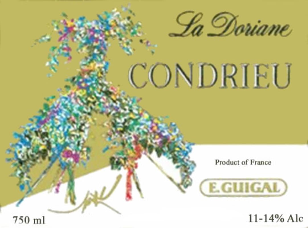 E. Guigal La Doriane Condrieu 2014 Front Label