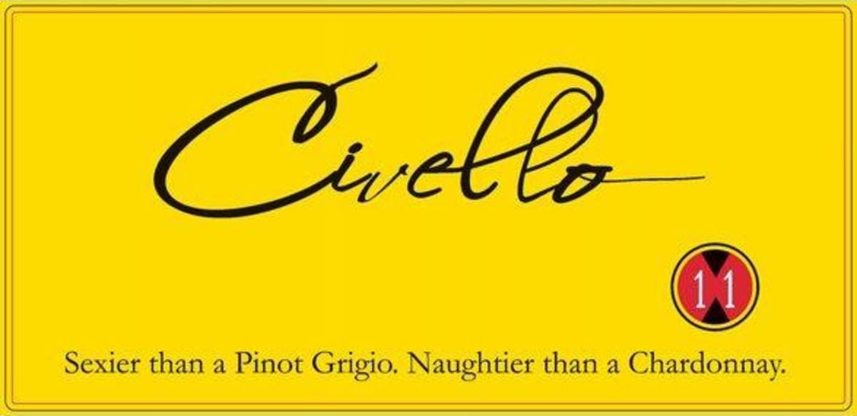 Row Eleven Civello White 2013 Front Label