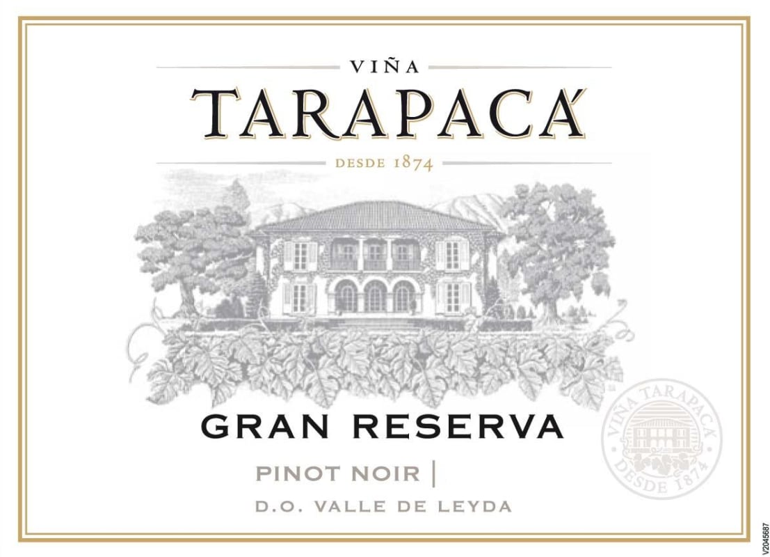 Vina Tarapaca Gran Reserva Pinot Noir 2015 Front Label