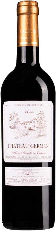 Chateau German 2022 Front Bottle Shot