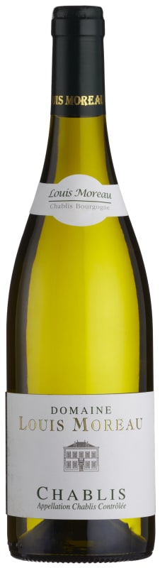 Domaine Louis Moreau Chablis 2019 Front Bottle Shot