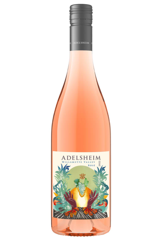 Adelsheim Rose 2022 Front Bottle Shot