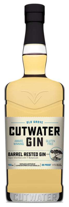 Cutwater Old Grove Barrel Rested Gin Front Bottle Shot