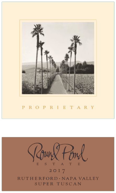 Round Pond Estate Proprietary Red 2017 Front Label