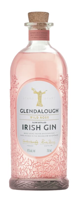 Glendalough Rose Irish Gin Front Bottle Shot
