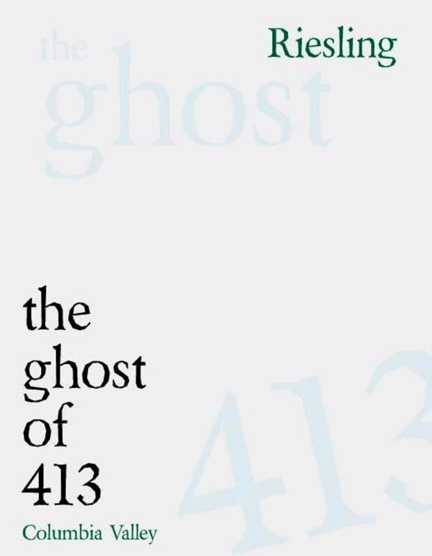 Giant Wine Co. The Ghost of 413 Riesling 2014 Front Label