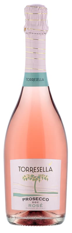 Torresella Prosecco Rose 2022 Front Bottle Shot