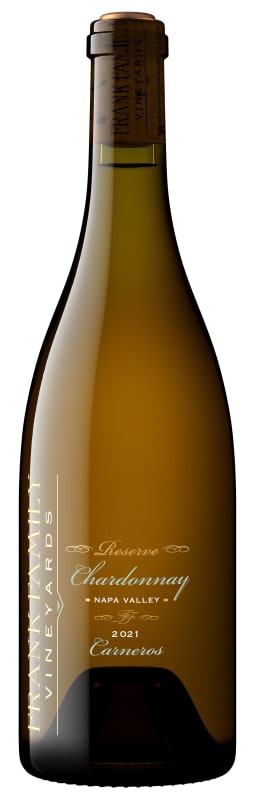 Frank Family Vineyards Reserve Chardonnay 2021 Front Bottle Shot