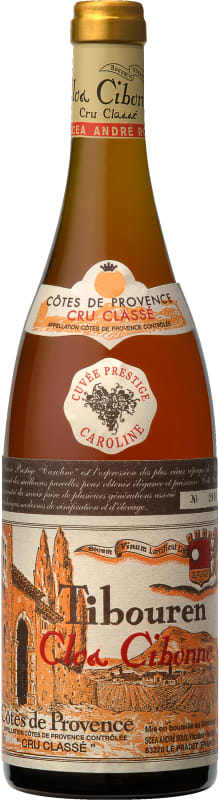 Clos Cibonne Prestige Caroline Rose 2020 Front Bottle Shot