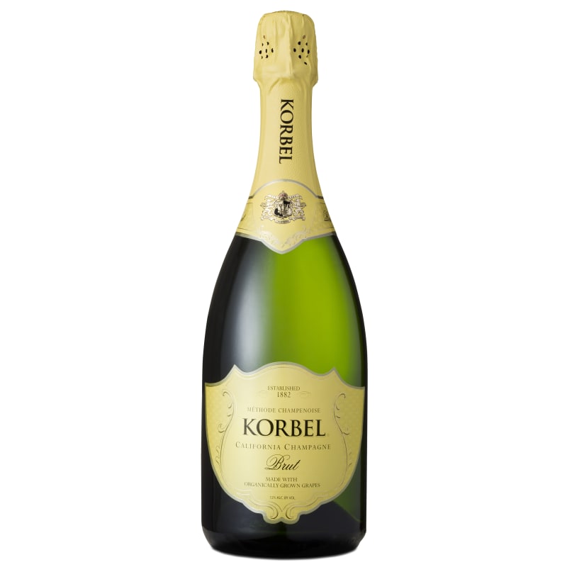 Korbel Organic Brut Front Bottle Shot