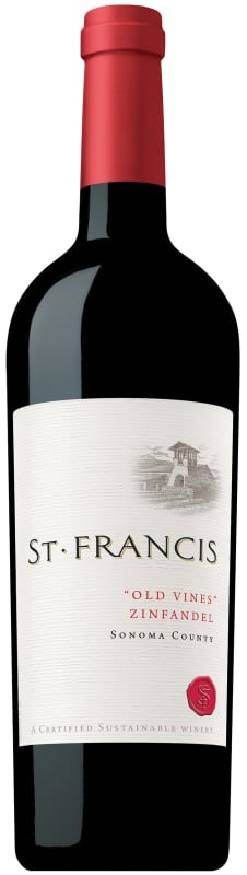 St. Francis Old Vines Zinfandel 2017 Front Bottle Shot