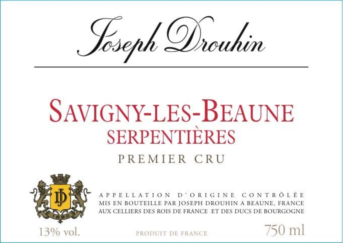 Joseph Drouhin Savigny-les-Beaune Serpentieres Premier Cru 2015 Front Label
