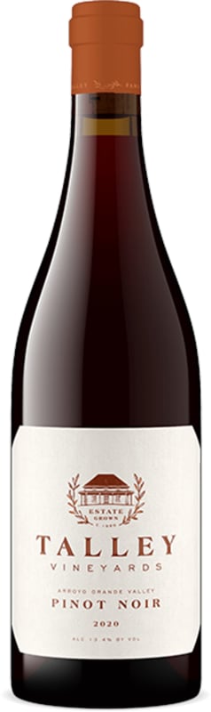 Talley Arroyo Grande Valley Estate Pinot Noir 2020 Front Bottle Shot