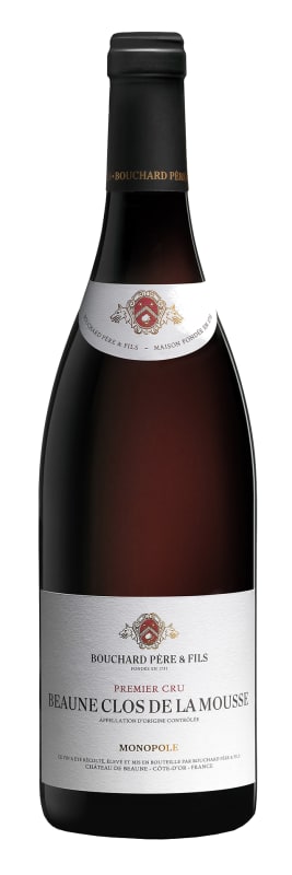 Bouchard Pere & Fils Beaune Clos de la Mousse Premier Cru Monopole 2017 Front Bottle Shot