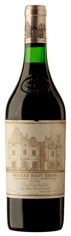 Chateau Haut-Brion 1964 Front Bottle Shot