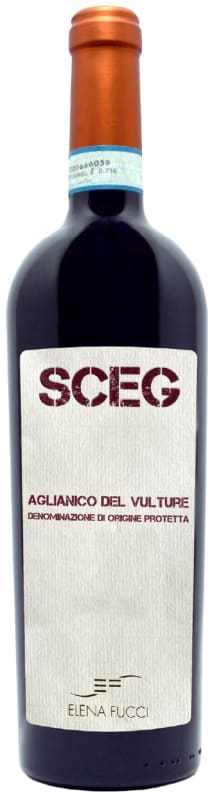 Elena Fucci Aglianico del Vulture SCEG 2021 Front Bottle Shot