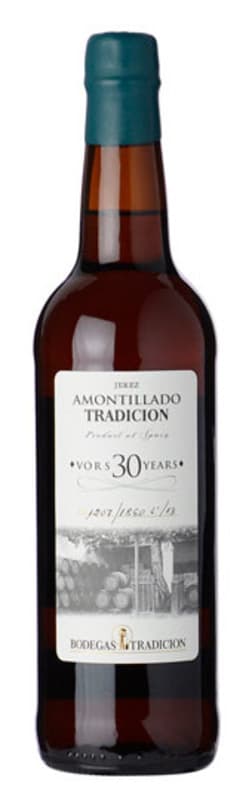 Bodegas Tradicion Amontillado VORS Front Bottle Shot