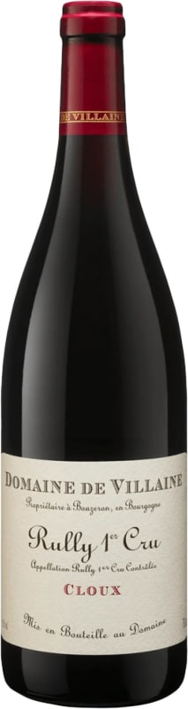 Domaine de Villaine Rully Les Cloux Rouge 2019 Front Bottle Shot