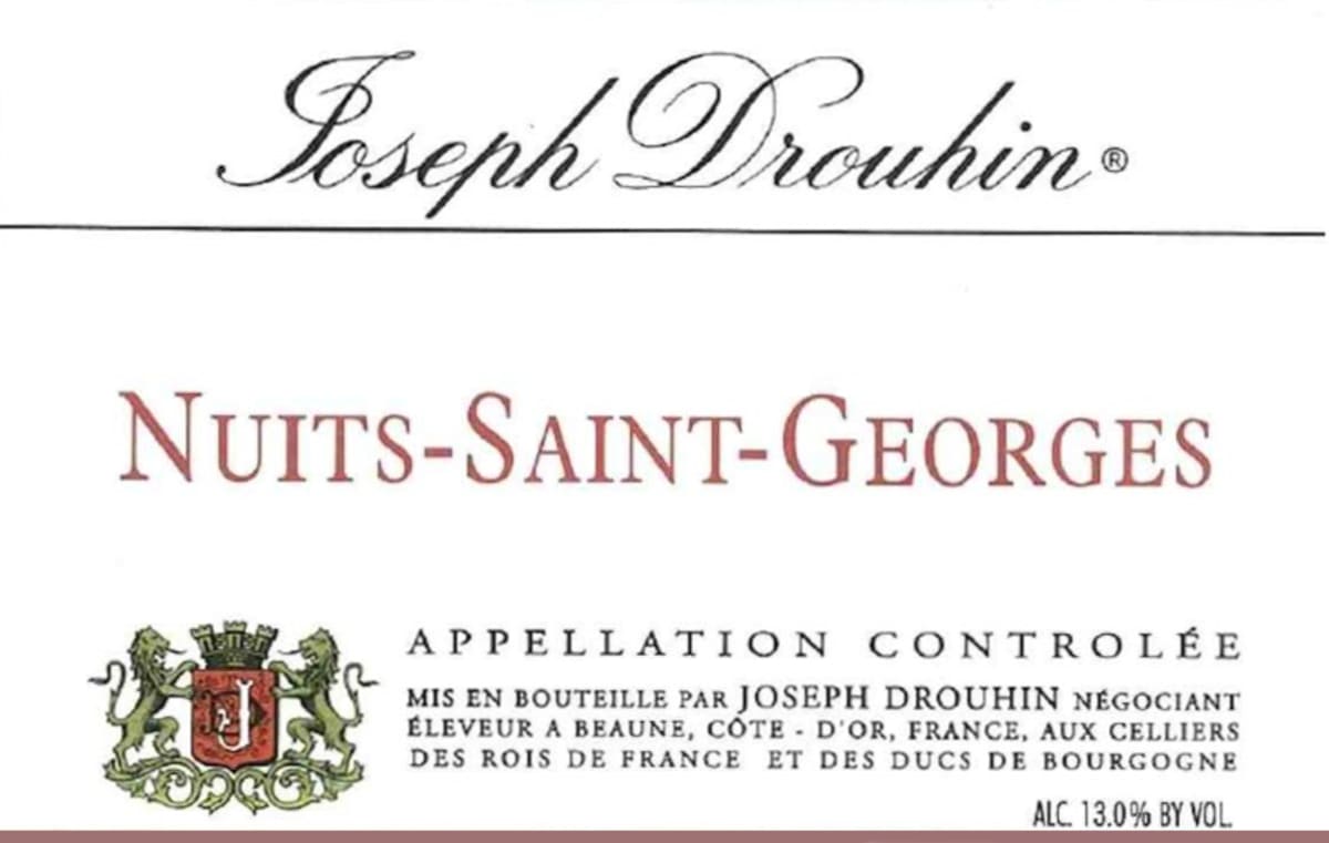 Joseph Drouhin Nuits-Saint-Georges 2014 Front Label