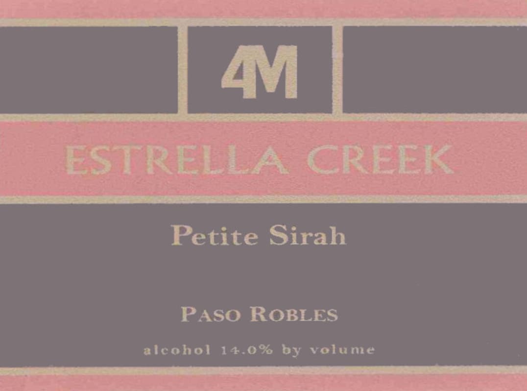 Estrella Creek Wines Petite Sirah 2005 Front Label