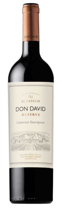 El Esteco Don David Reserve Cabernet Sauvignon 2024 Front Bottle Shot